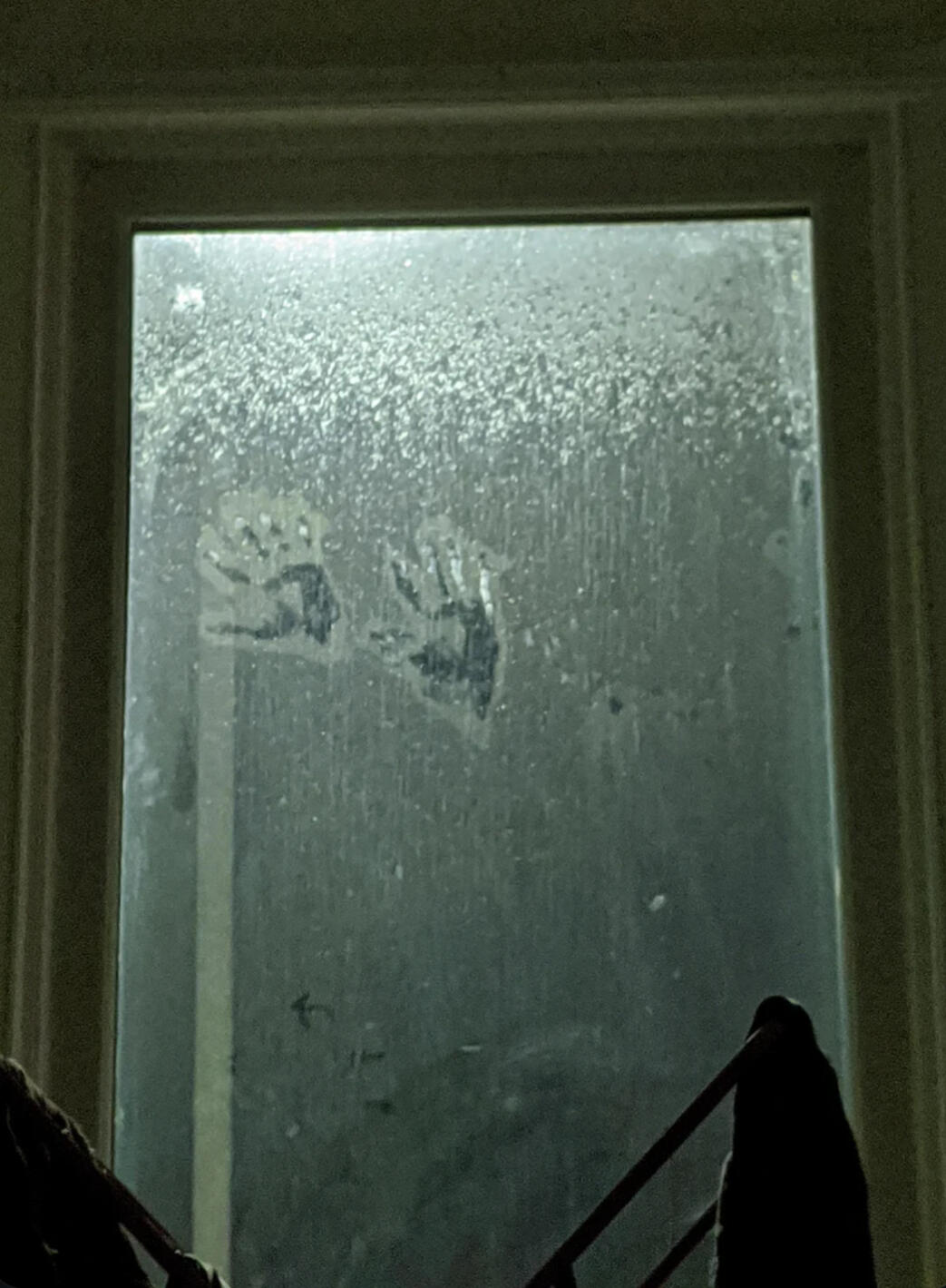 Someone was outside our window last night. This is 16ft off the ground.